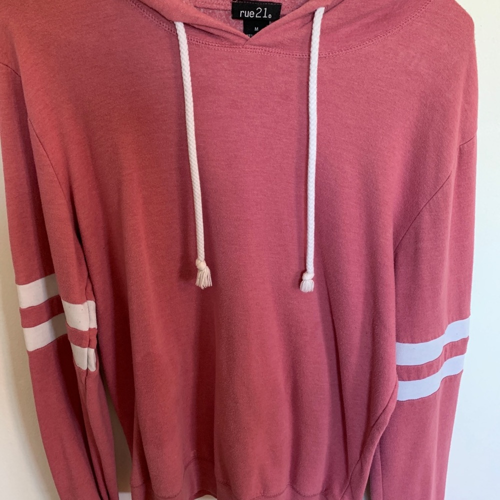 Rue 21 Pink Varsity Hoodie